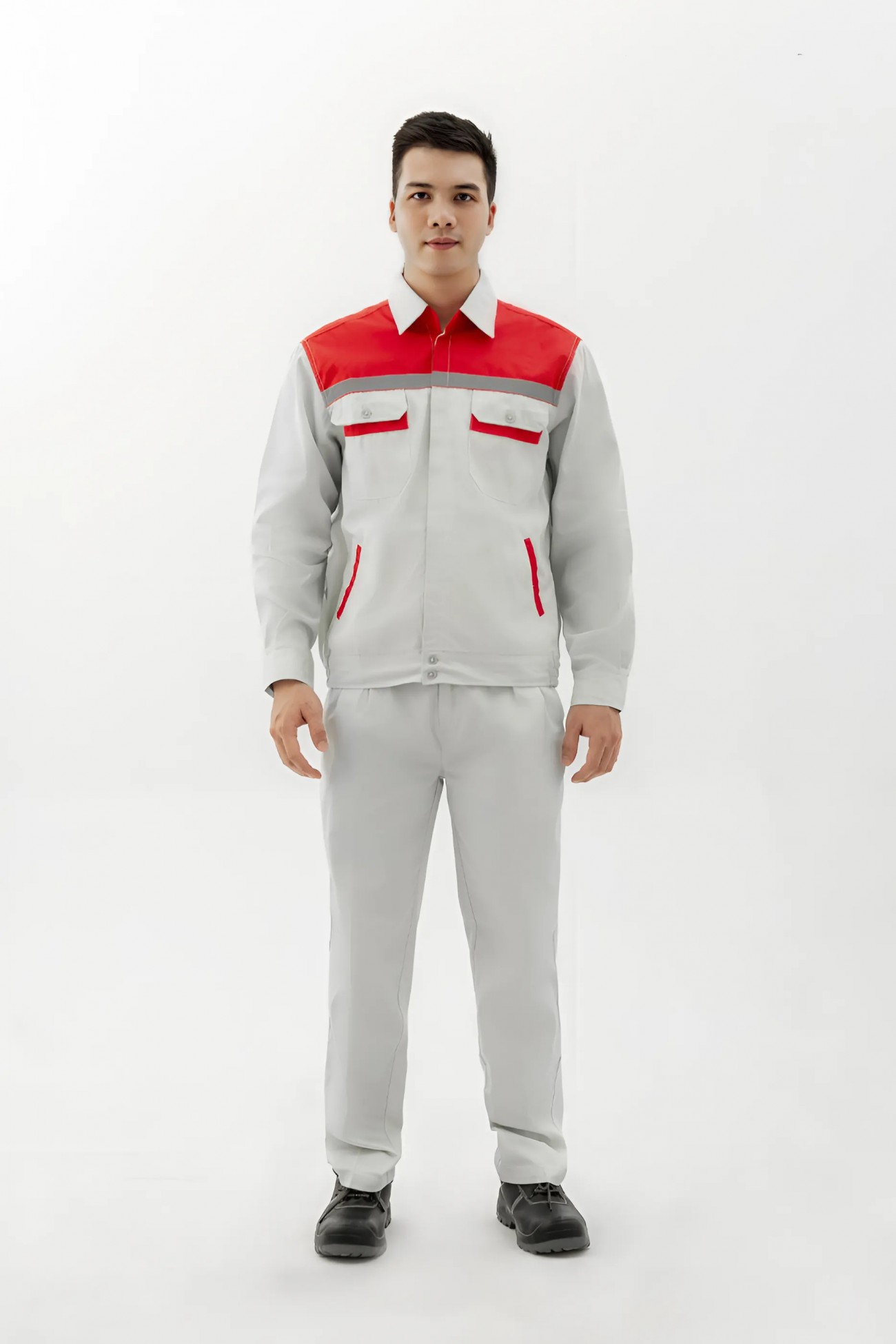 Bảo Hộ Lao Động Ghi Sáng phối Đỏ