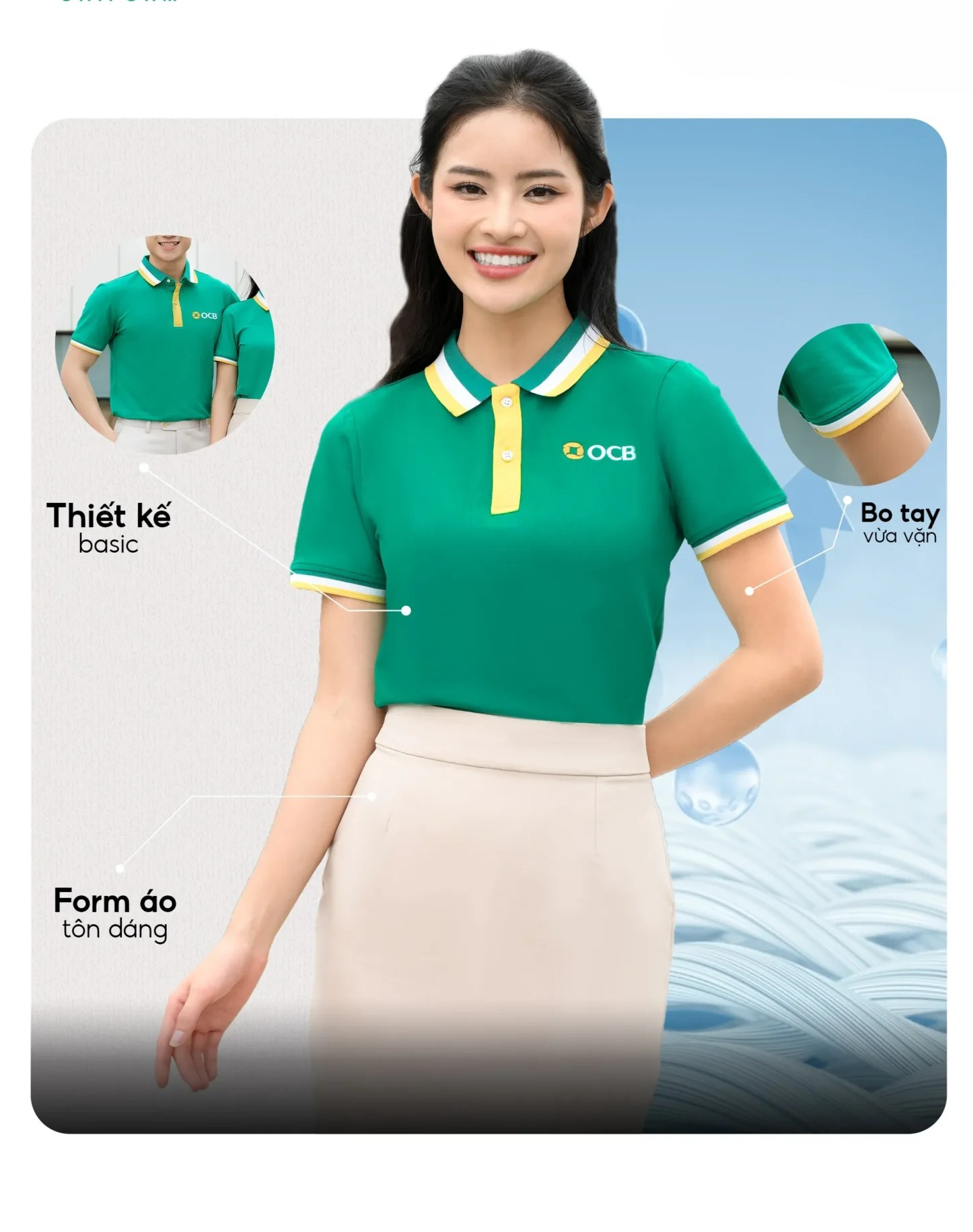 Áo Đồng Phục Ngân Hàng OCB